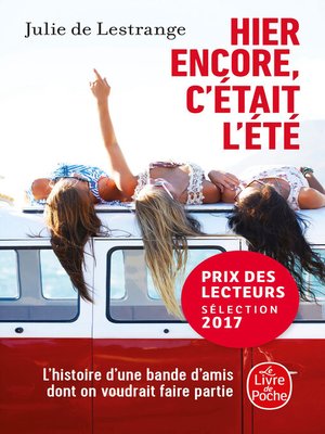 cover image of Hier encore, c'était l'été